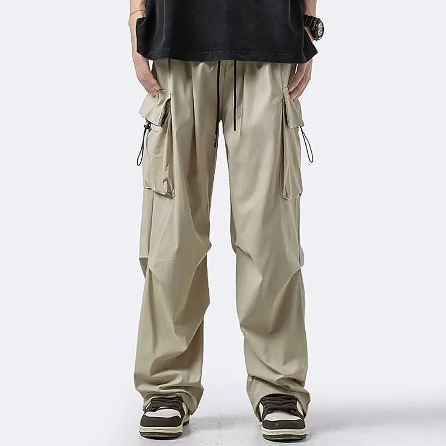 Baggy Pants fot Men Fashion Loose Fit Workout Hiking Cargo Pants Outdoor Active Athletic Hiking Trouser Cargo for Men