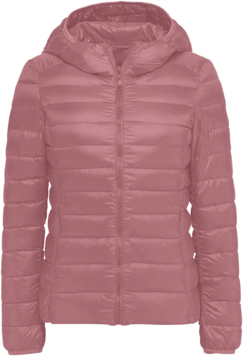 cooki Puffer Jacket Womens Winter Coats for Women 2024 Lightweight Packable Down Jacket Warm Hooded Quilted Puffer Coat