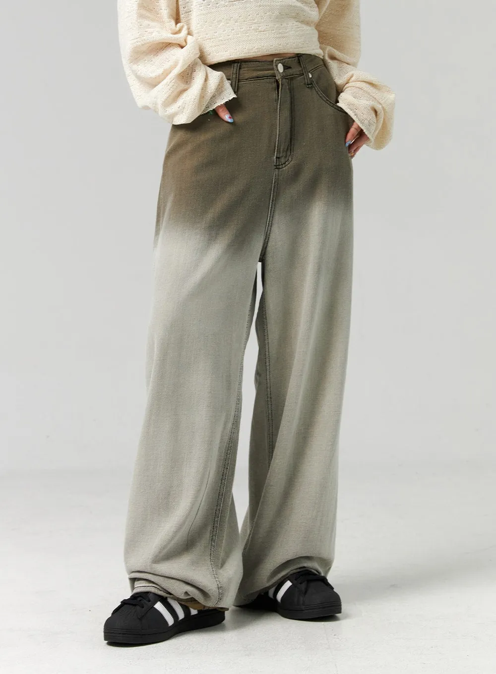 Gradient Baggy Pants CL320