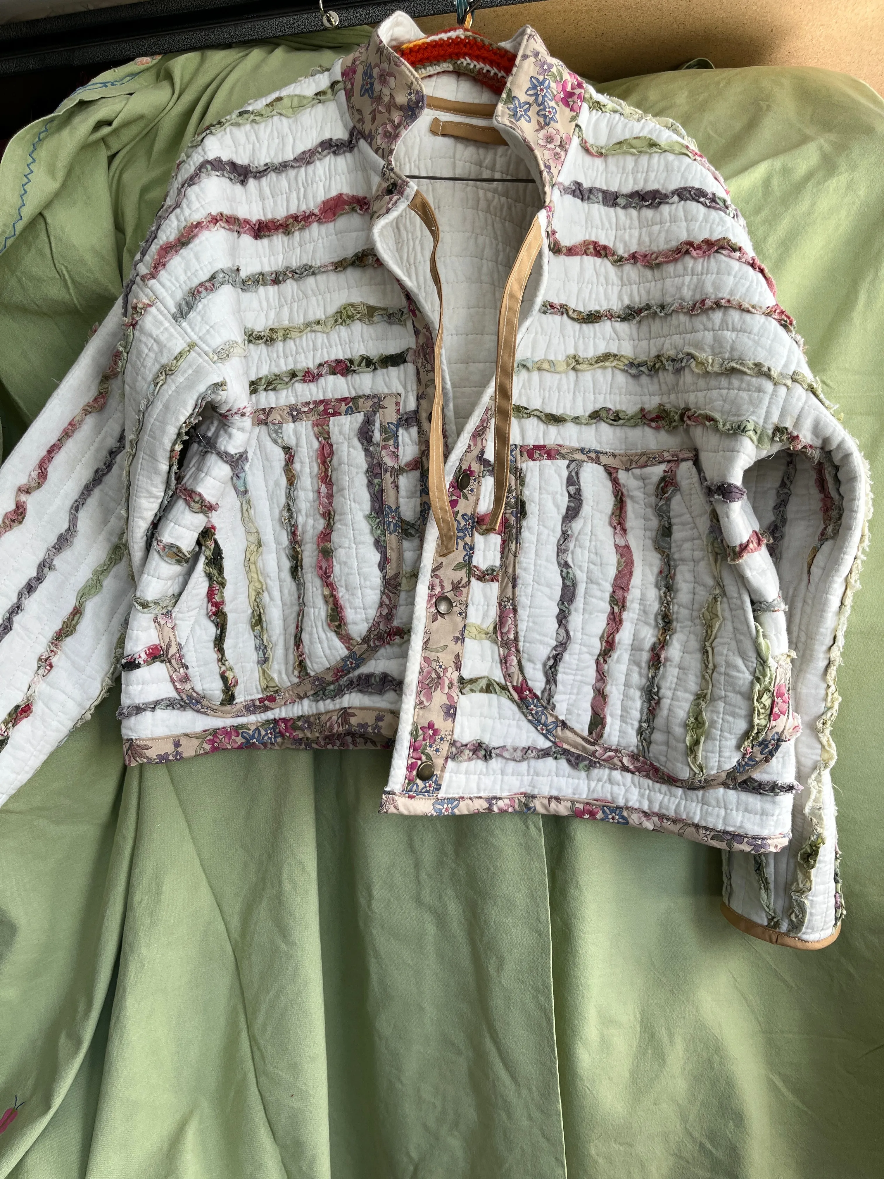 “Ribbon Candy” Quilt Coat - M/L