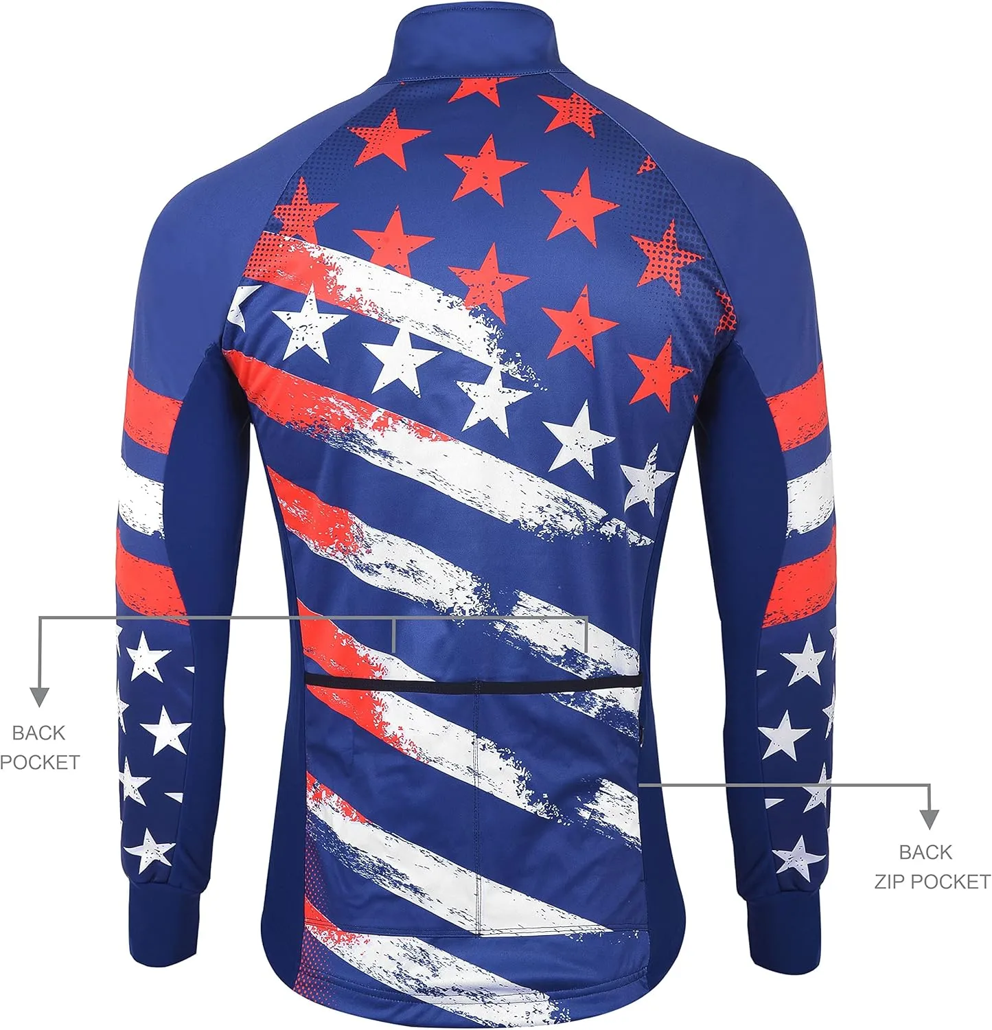 Thermal Softshell Cycling Jacket Windproof Winter Bike Jacket