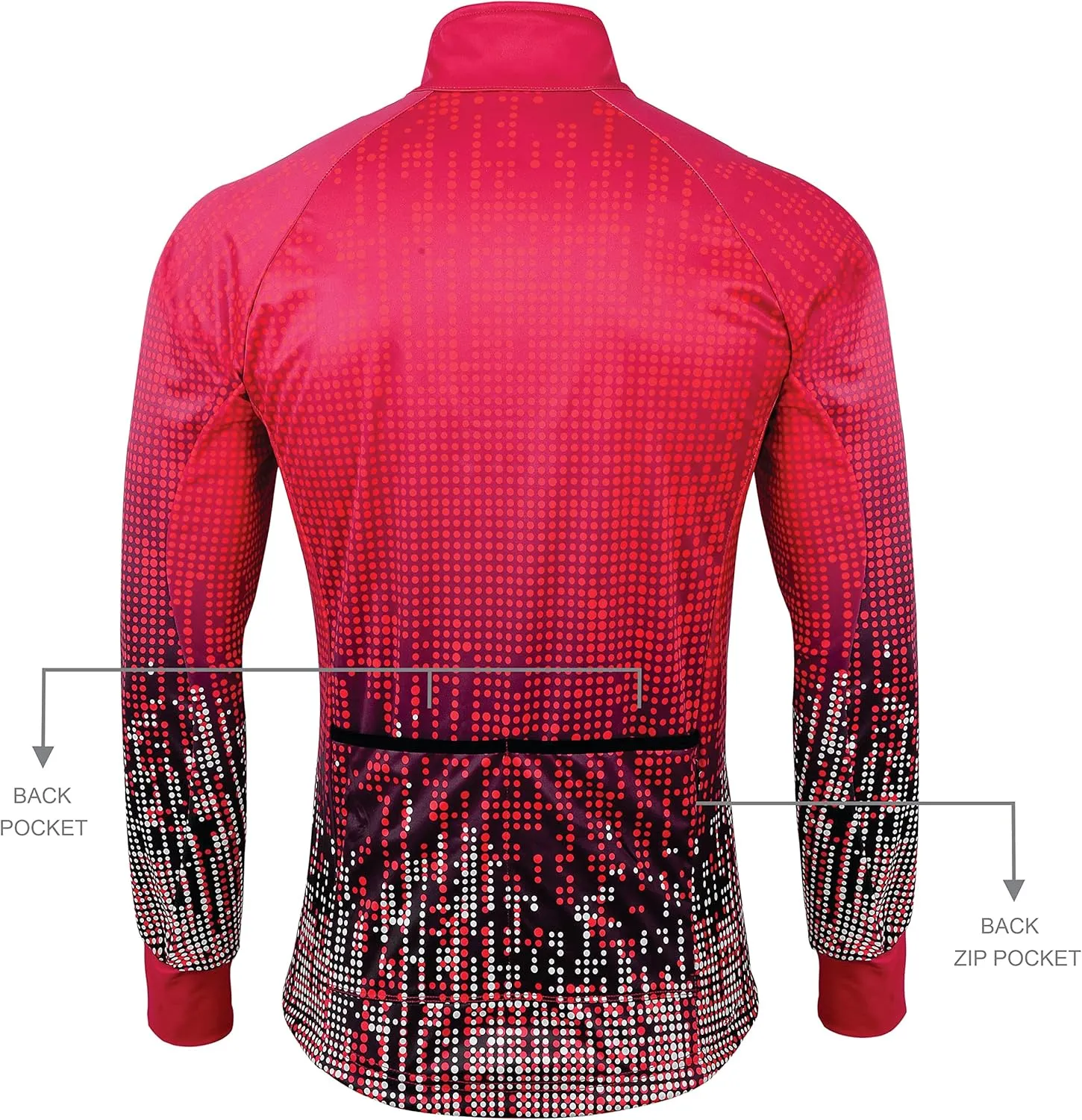 Thermal Softshell Cycling Jacket Windproof Winter Bike Jacket