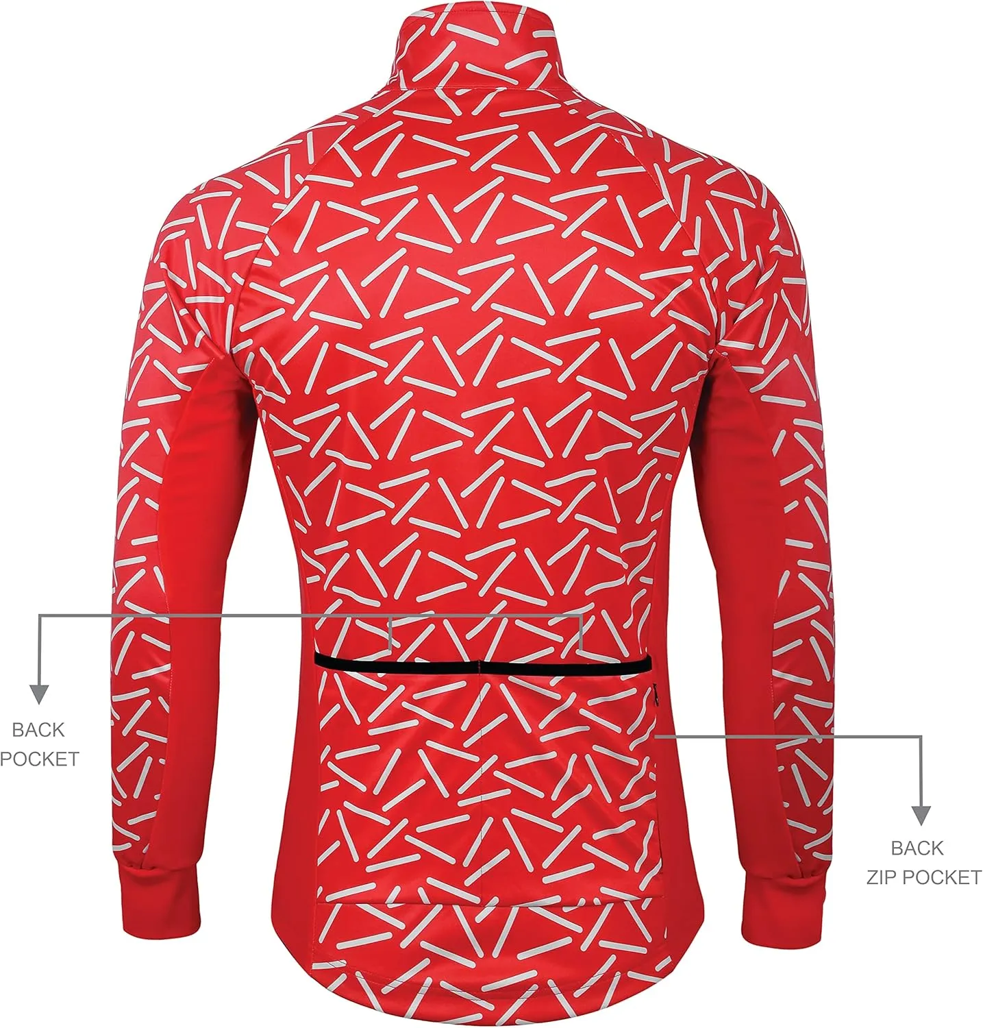 Thermal Softshell Cycling Jacket Windproof Winter Bike Jacket