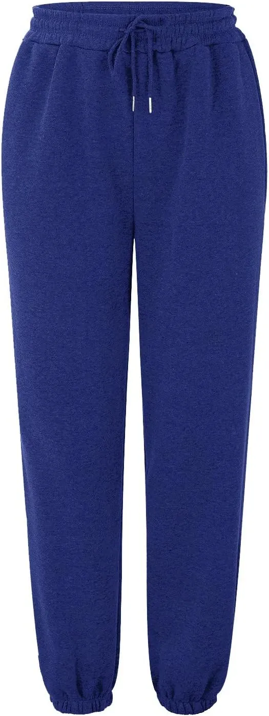 Womens Sweatpants 2024 High Waisted Baggy Sweatpants Joggers Sports Workout Jogger Pants with Pocket Teen Trousers