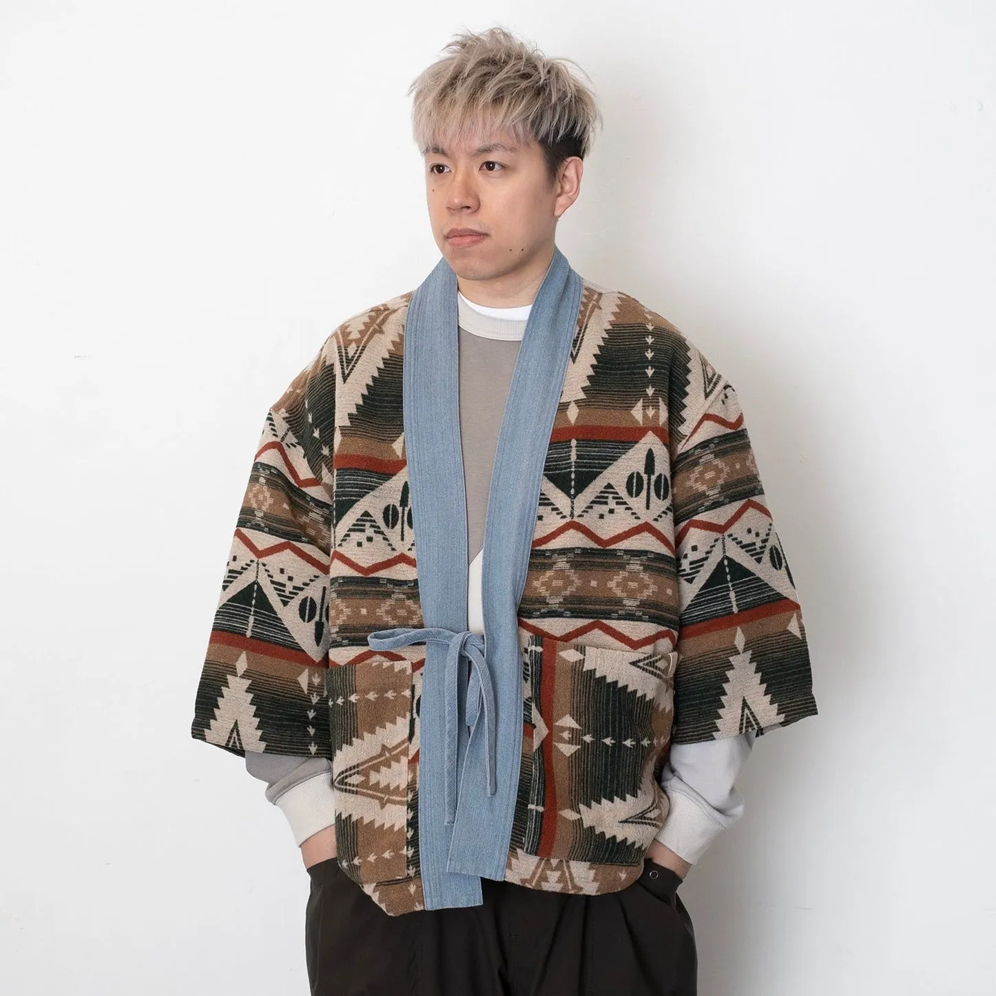 (YJ342) Tribal Pattern Kimono
